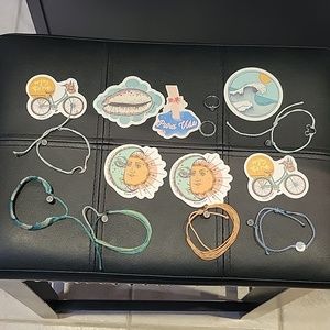 Pura Vida Bracelets,(Including 1 Disney) 2 rings and stickers